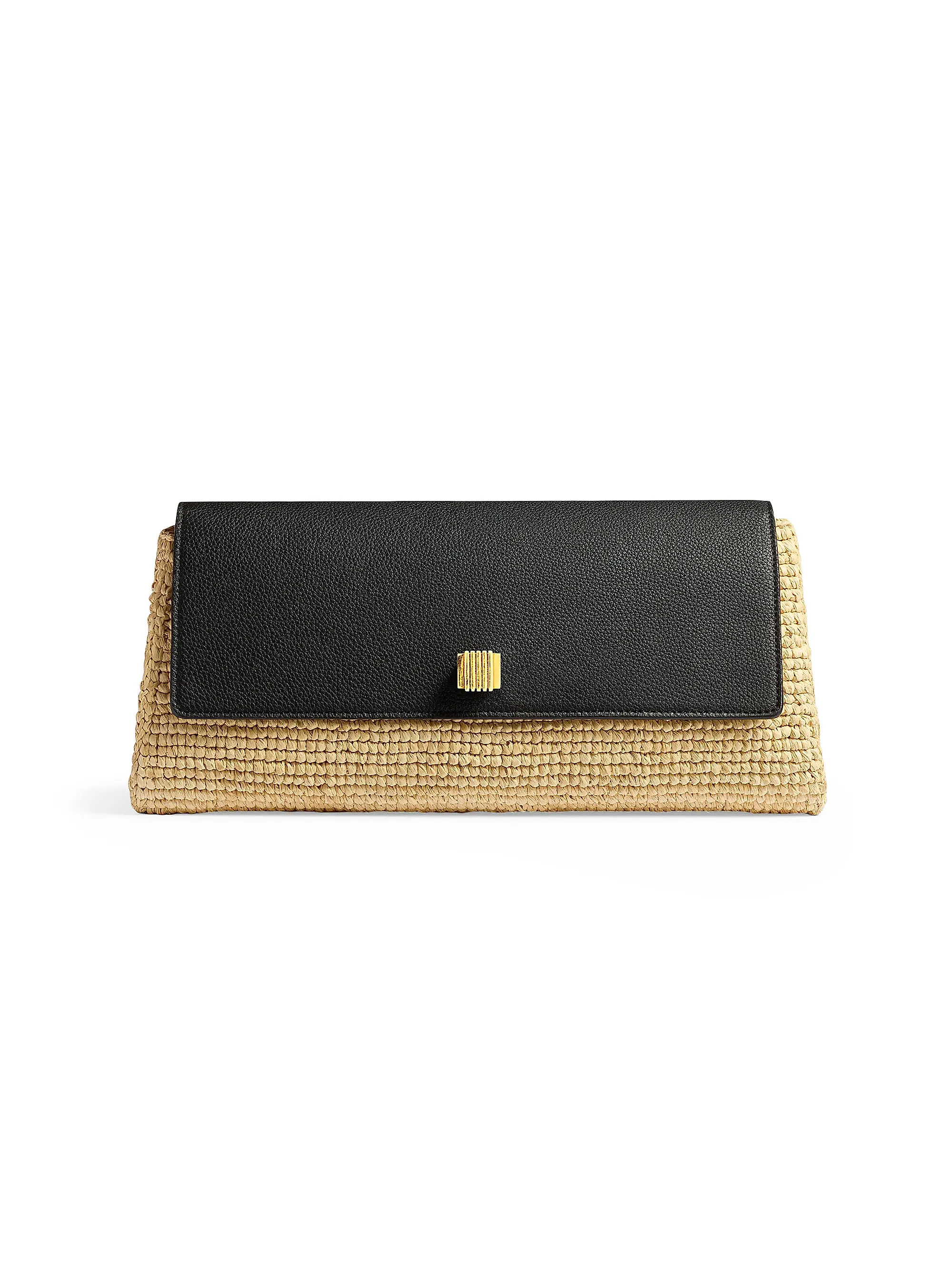 Khaite Audrey Raffia Clutch | Saks Fifth Avenue | Saks Fifth Avenue