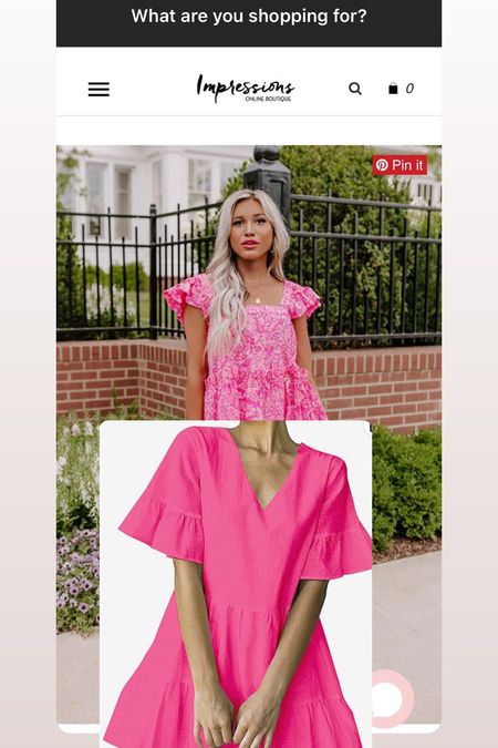 Pink dress 

#LTKunder50 #LTKFind #LTKSeasonal