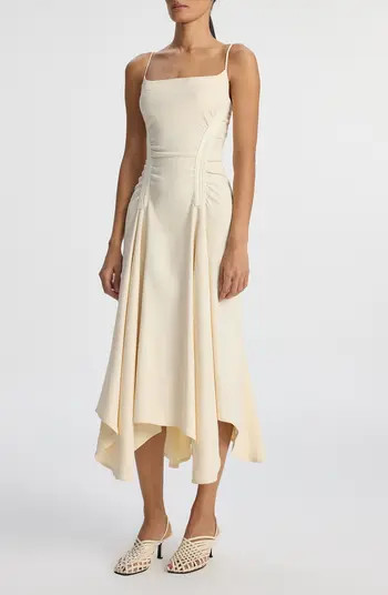 A.L.C. Silvia Sleeveless Linen Blend Midi Dress | Nordstrom | Nordstrom