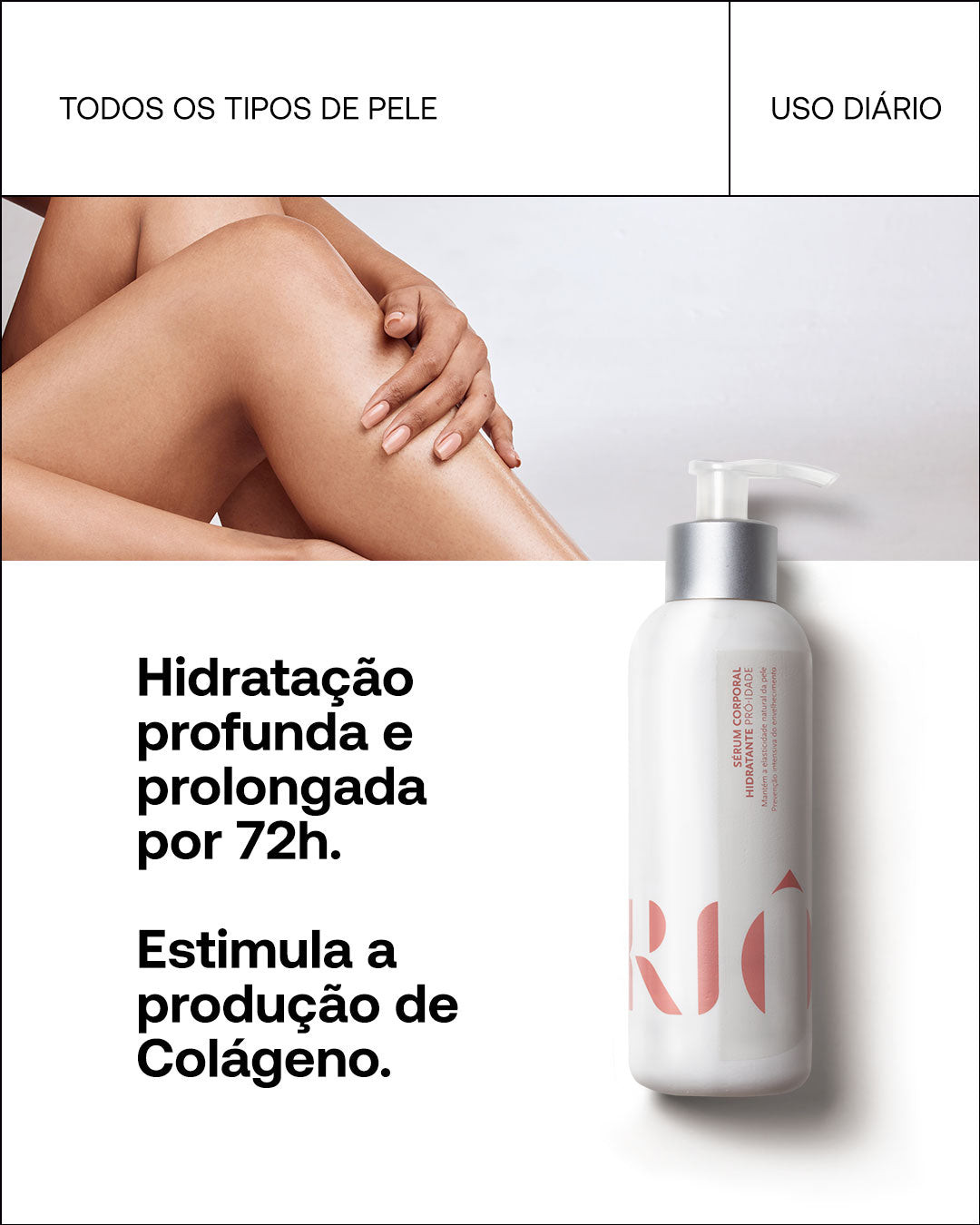 Sérum Corporal Hidratante Pró-Idade | Riô Skin Lab (BR)