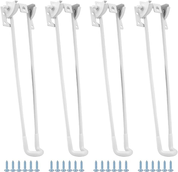Enenes Folding Hairpin Table Legs 12.6 Inch, 4 PCS Heavy Duty Metal Furniture Legs with Screws fo... | Amazon (US)