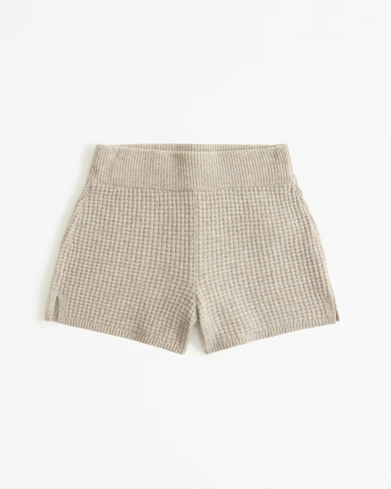 Lounge Waffle Sweater Short | Abercrombie & Fitch (US)