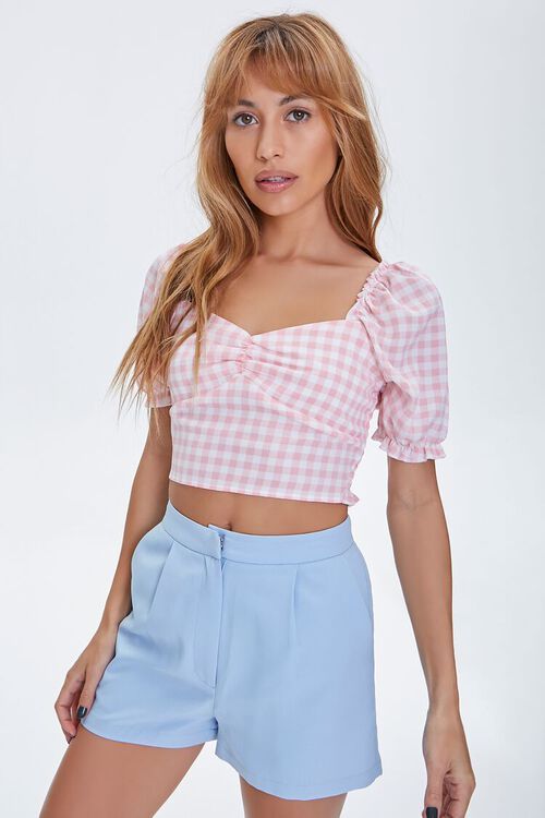Gingham Crop Top | Forever 21 (US)