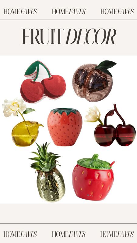 Fruit decor is always a vibe! 🍒🍓🍇🍎🍉🍊🍌🍍🍑

#LTKSeasonal #LTKFindsUnder50 #LTKHome