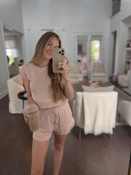 Cute casual outfit #postpartumoutfit #lounge set

#LTKfindsunder50