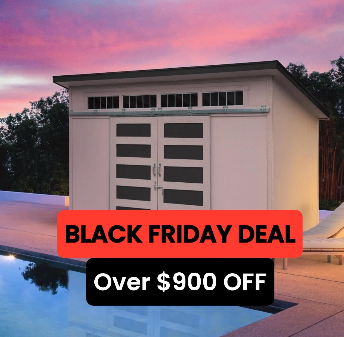 BLACK FRIDAY DEAL! $905.98 OFF! Maximize your space and organize in style. 🪵✨ This 12x8 wood storage shed
is perfect for keeping tools, pool accessories, gear, and everything in between tidy and accessible.

#LTKHome #LTKSaleAlert #LTKCyberWeek