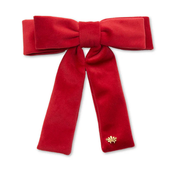 RED VELVET ANTOINETTE BOW BARRETTE | LELE SADOUGHI