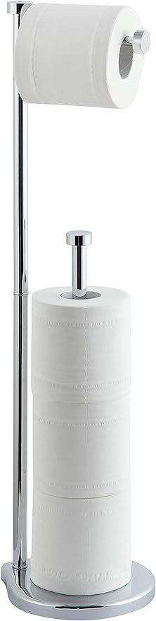 SunnyPoint Free Standing Bathroom Toilet Paper Holder Stand with Reserve, Reserve Area has Enough... | Amazon (US)