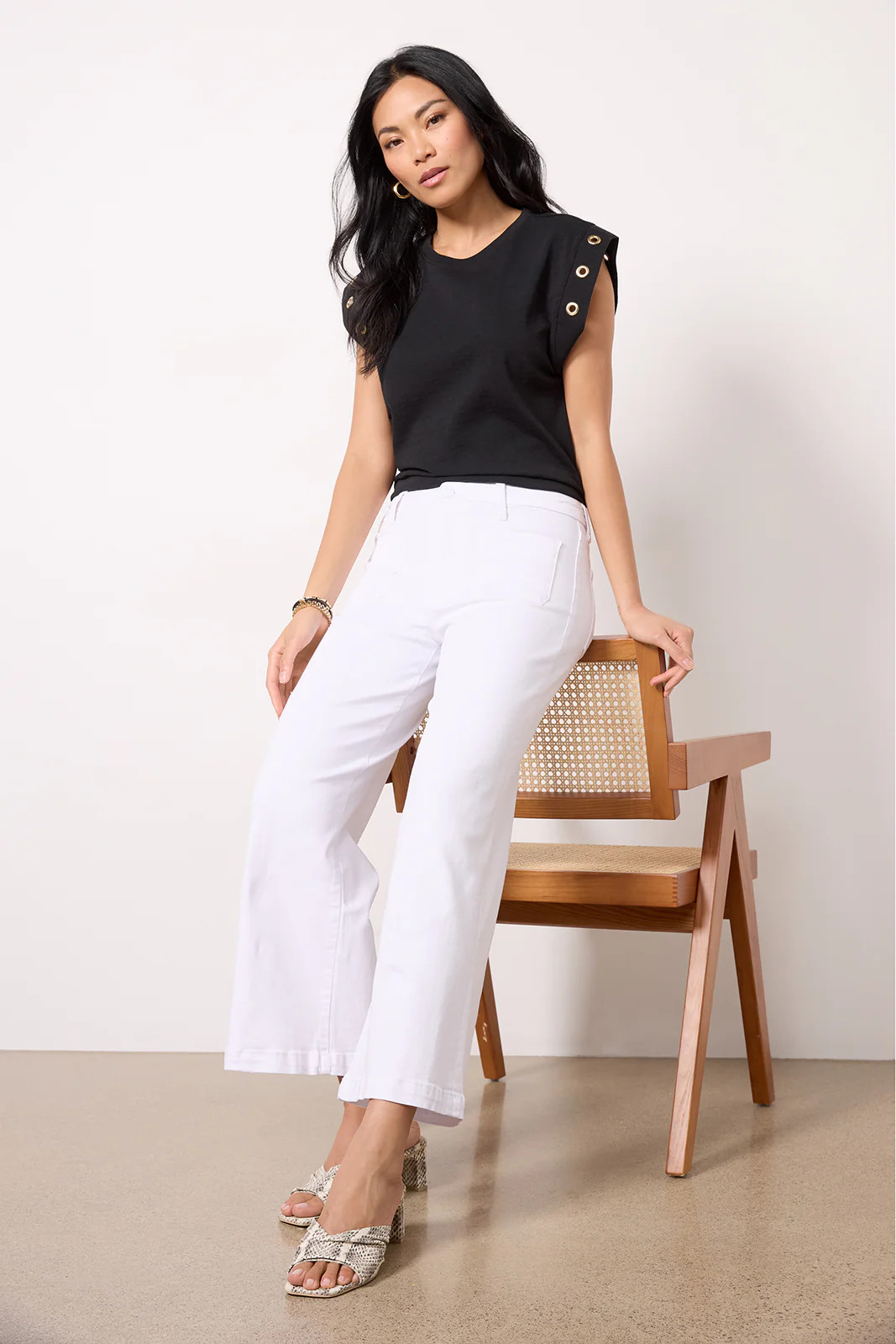 Meg Wide Leg with Patch Pocket | Evereve