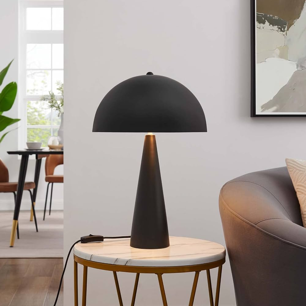 Modway Selena Metal Table Lamp in Black | Amazon (US)