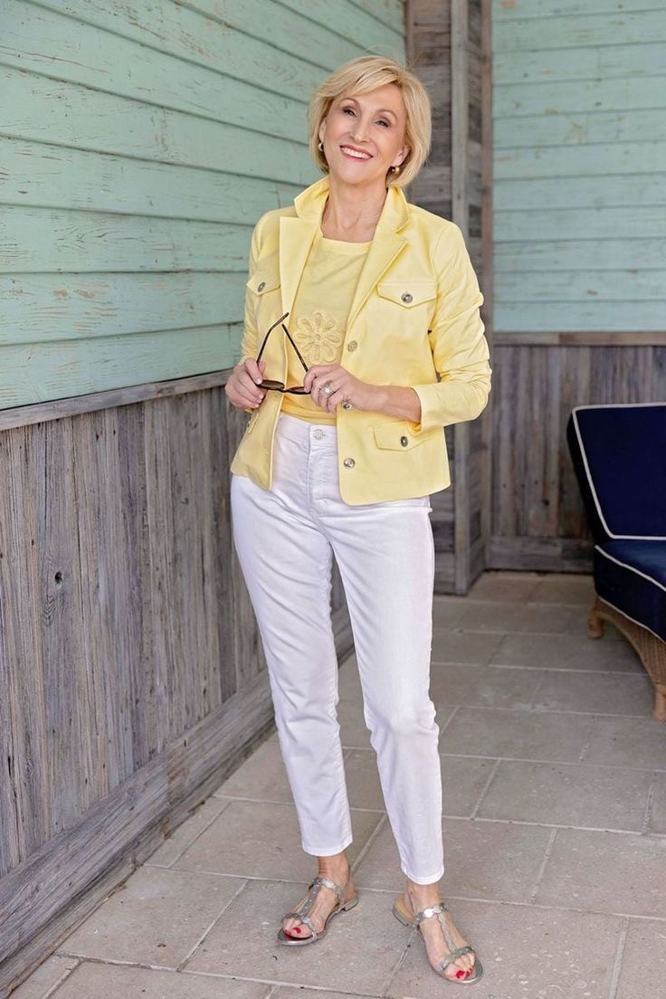 I love yellow in spring because it’s such a happy color and it’s very much my style. 
This darling outfit has a polished, playful feel and comes from @talbots
I love this yellow poplin jacket which is a cross between a denim jacket and a cropped blazer.
💛Scroll down to shop & follow for more


#LTKOver40 #LTKSeasonal