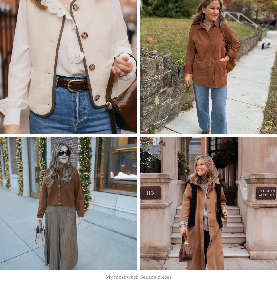 Sezane is offering $20 off with code MERCI2025. These are some of my favorite and most worn pieces!

#LTKSeasonal #LTKmomlife #LTKCyberWeek