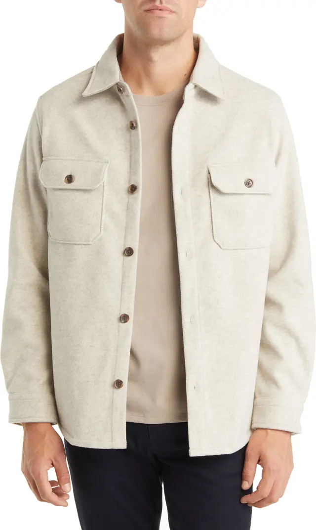 7 Diamonds Generation Brushed Flannel Button-Up Shirt Jacket | Nordstrom | Nordstrom