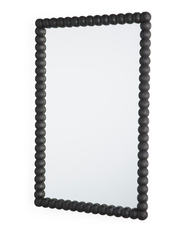 20x30 Beaded Wood Mirror | Marshalls
