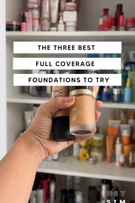Included my shades in the video for my full coverage foundation favorites!