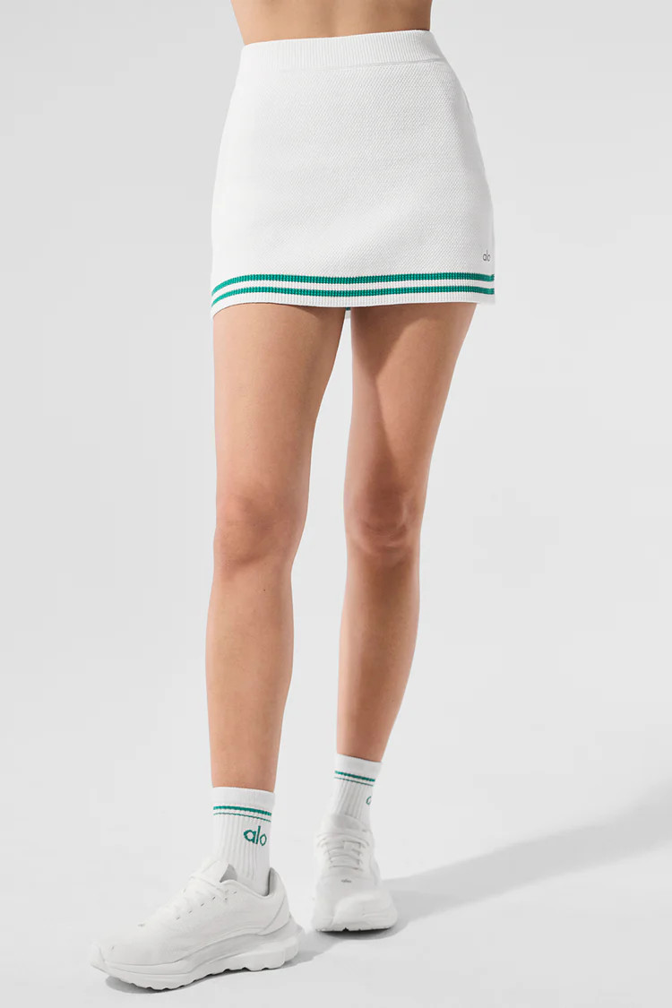 Tennis Club Sweater Knit Skirt | Alo Yoga (US)
