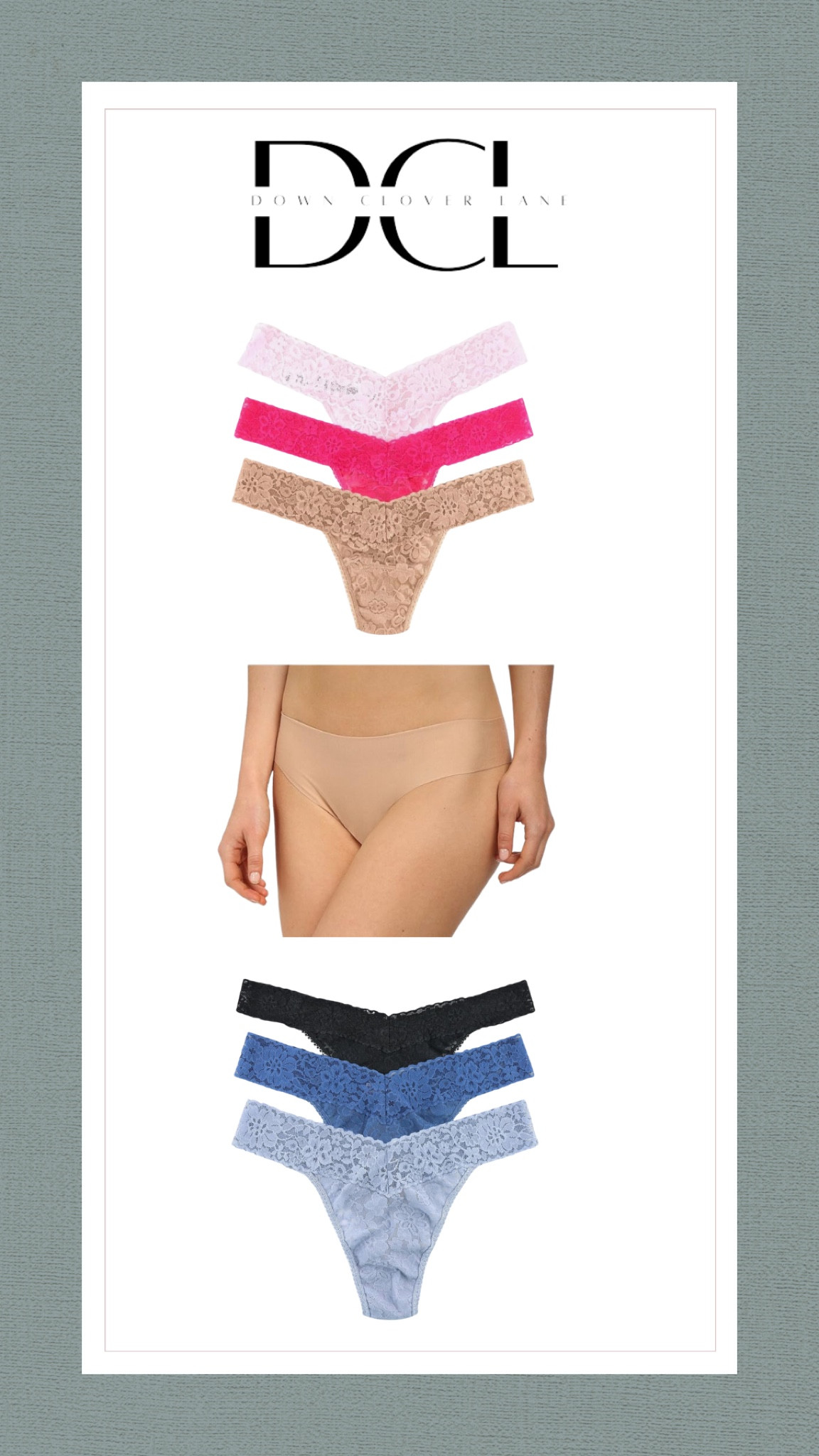 Our go-to underwear!? Always Commando + Hanky Panky!!