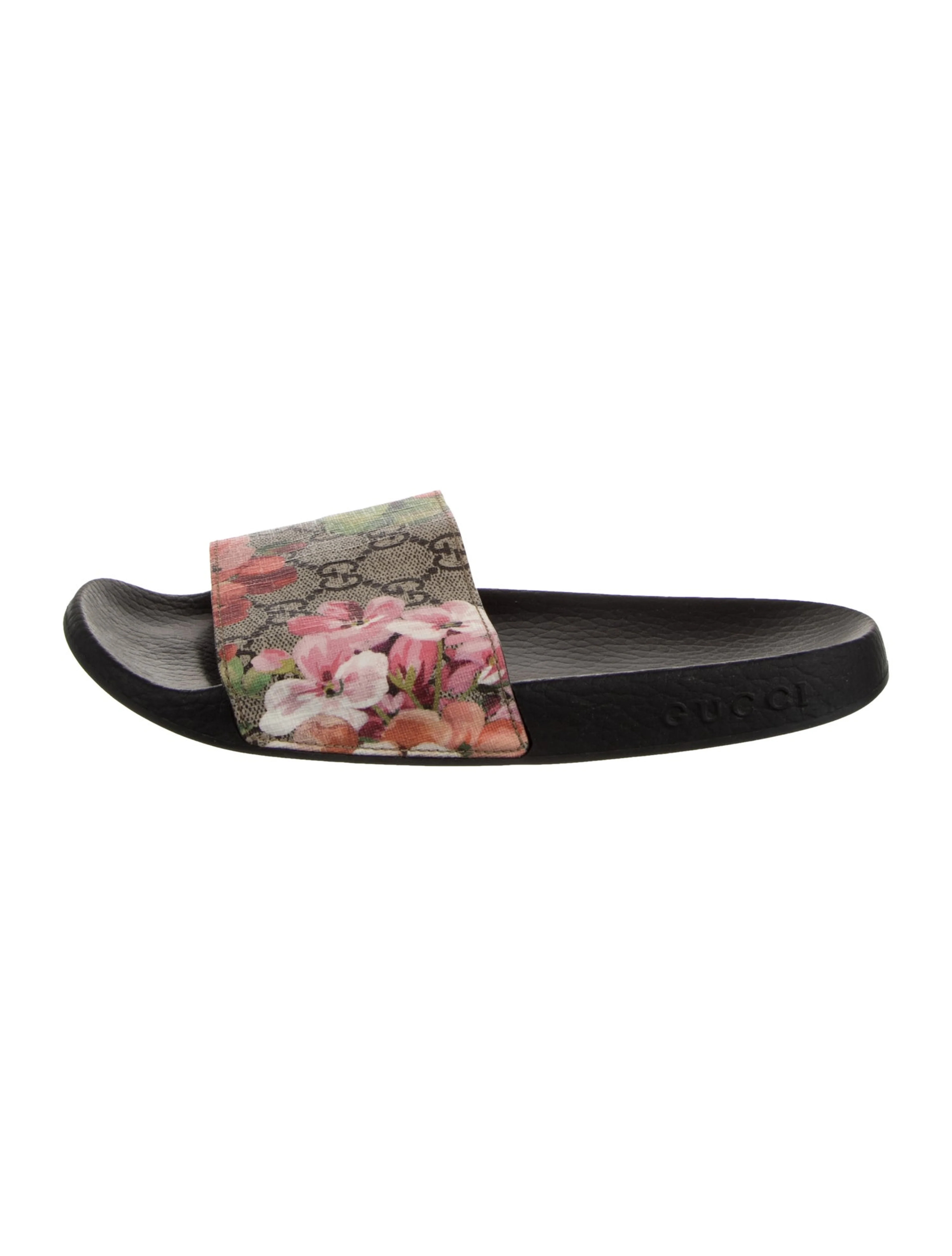 GG Blooms Slides GG Supreme Slides | The RealReal