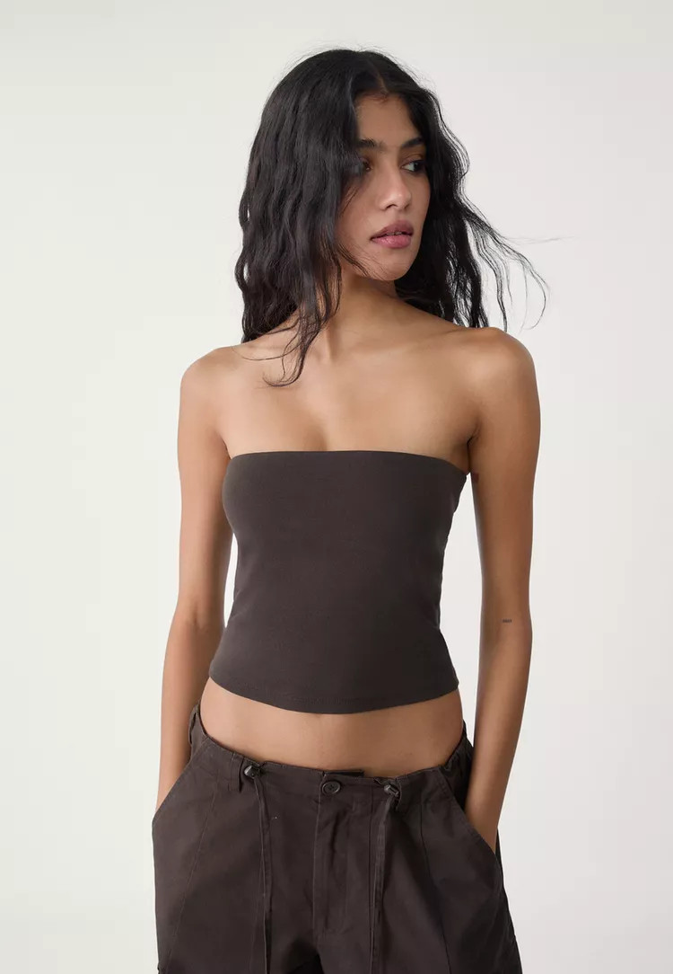 Basic bandeau top | Stradivarius (UK)