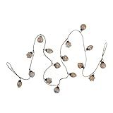 Creative Co-Op Mercury Glass Ball Ornament Garland, Marbled Taupe Finish | Amazon (US)