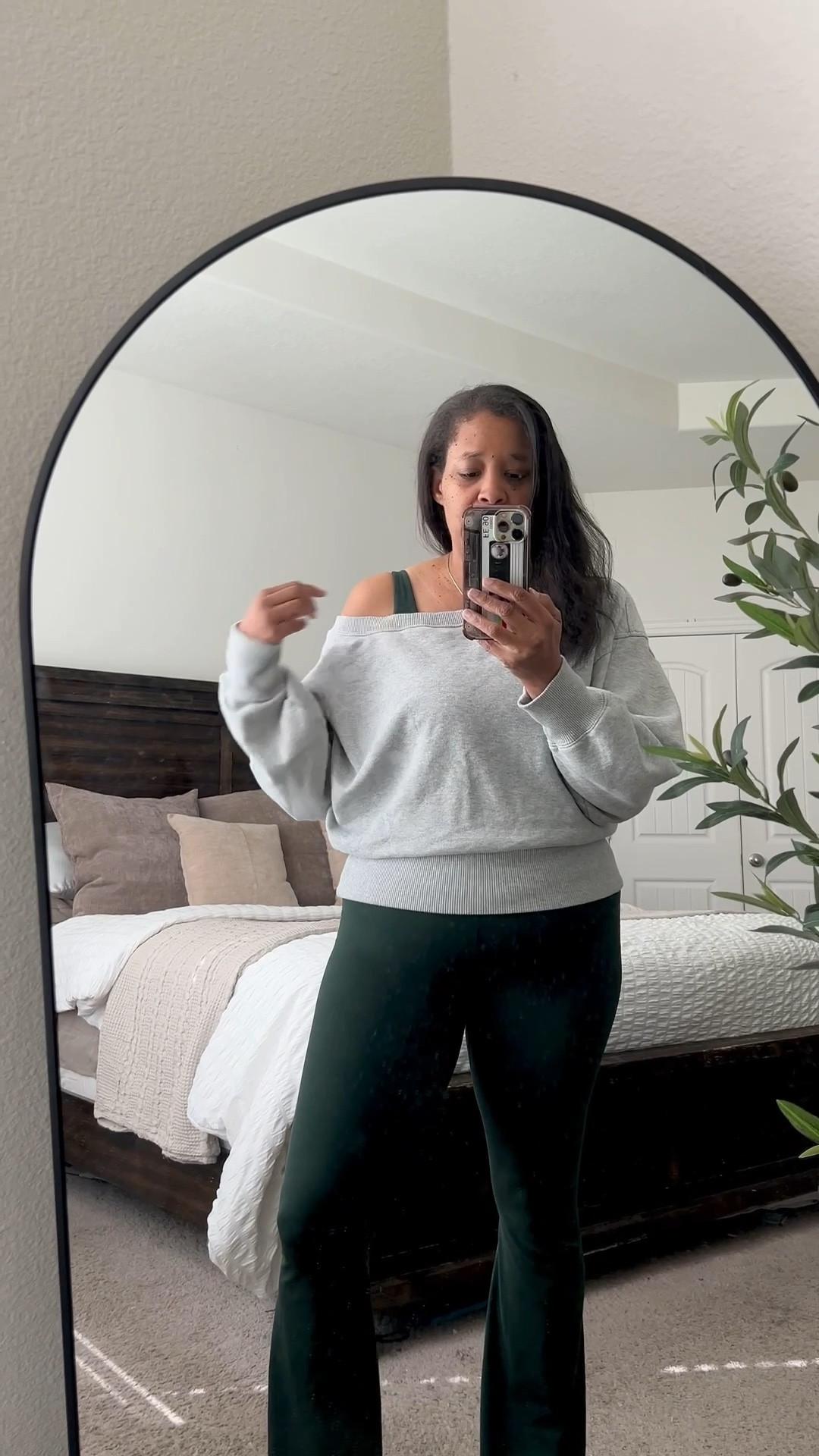 Nothing better than an off the shoulder slouchy sweater #aerie to lounge around the house.

#LTKMidsize #LTKActive #LTKOver40