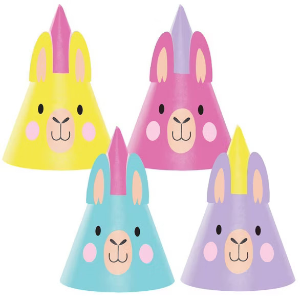 24ct Llama Party Hats | Target