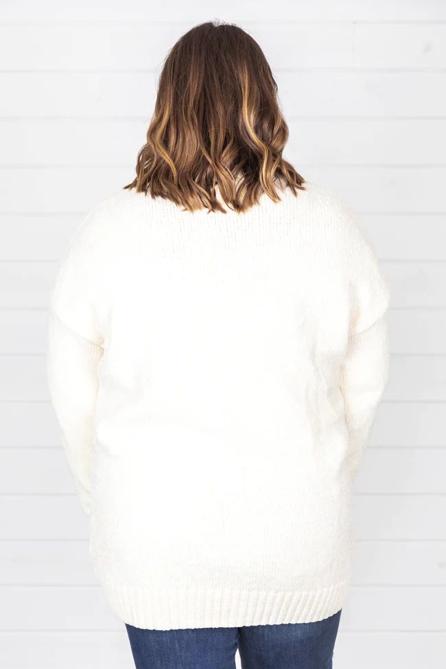 Without A Doubt Ivory Sweater | The Pink Lily Boutique