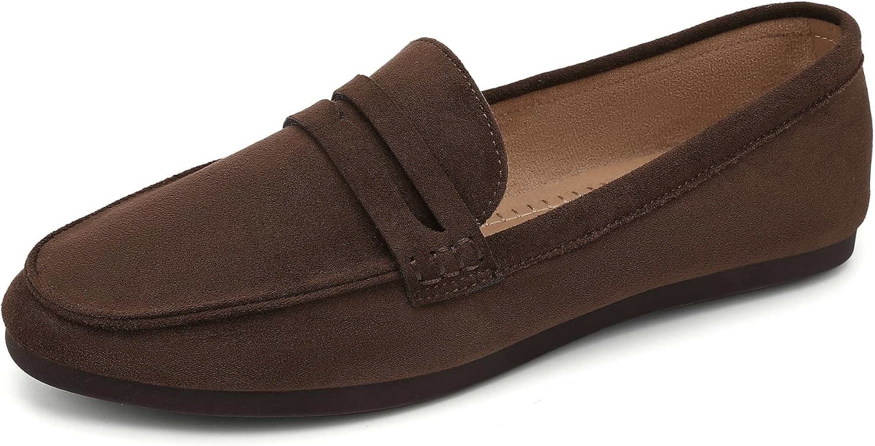 UBFEN Womens Penny Loafers Comfortable Lightweight Walking Flats Slip On Fall Shoes for Work and ... | Amazon (US)