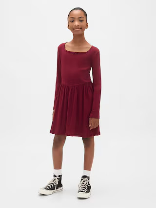 Kids Square-Neck Dress | Gap (US)