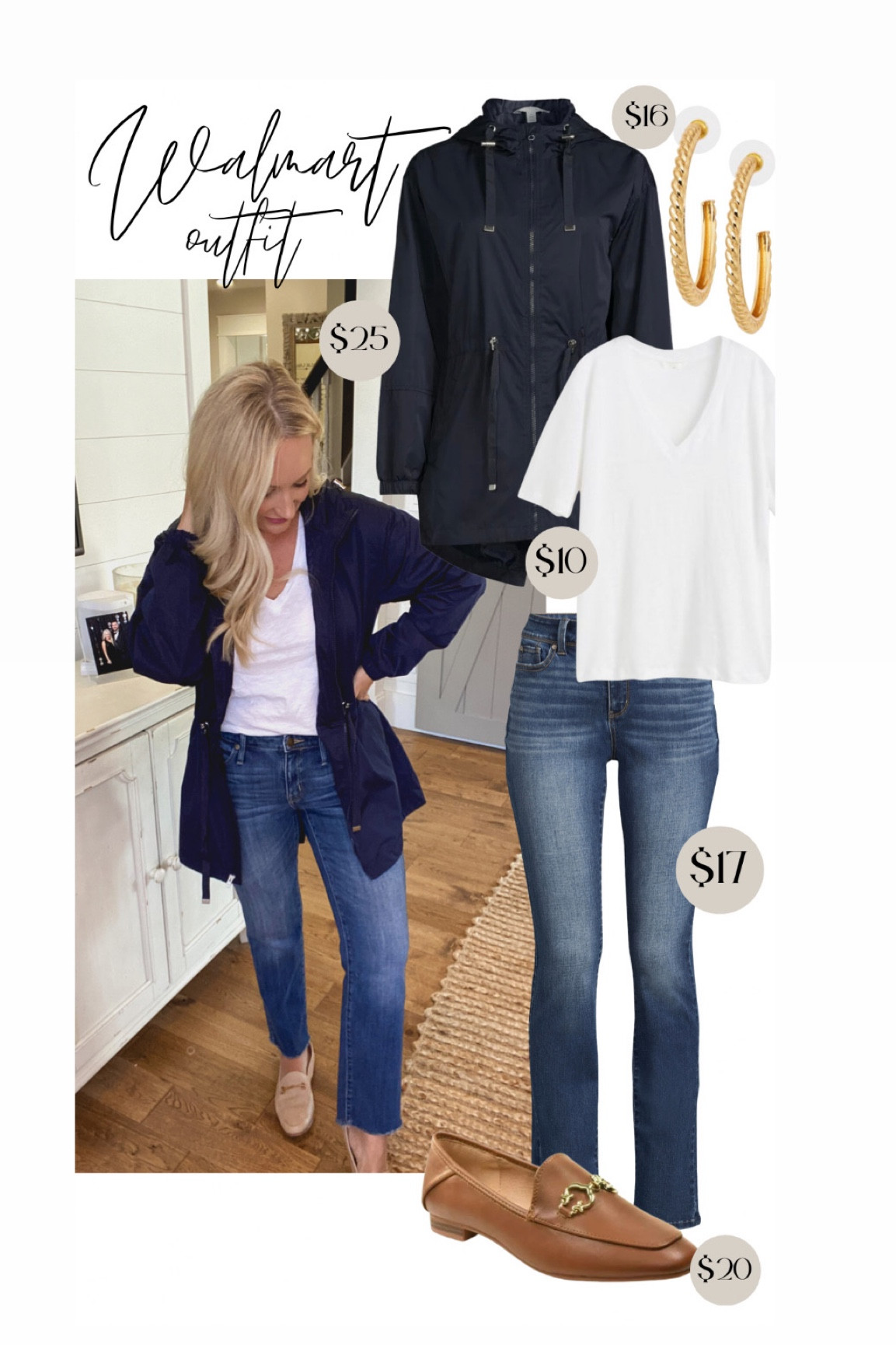 This entire outfit is from Walmart and the whole look comes in right at $90! Walmart is always my go to when it comes to affordable fashion… but still up to date! Wearing a small in the jacket! Cut the jeans at the bottom. Linking some other Walmart jeans that I like because these seem to be sold out. 

#LTKstyletip #LTKshoecrush #LTKunder100