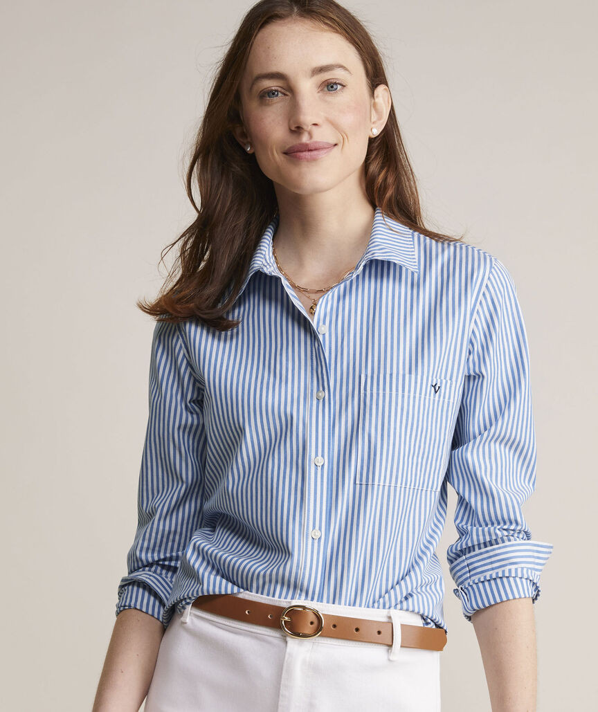 Bayview Poplin Shirt | vineyard vines