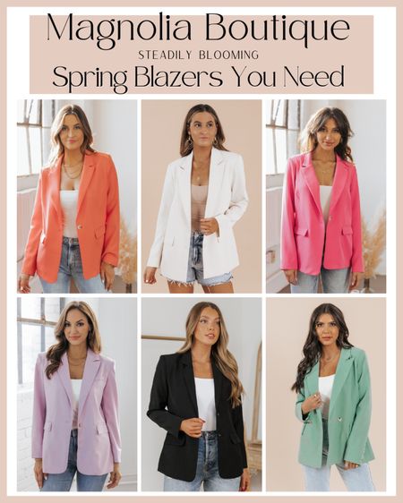 Spring blazers you need 20% off

#LTKstyletip #LTKFestival #LTKsalealert