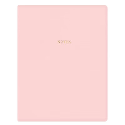 Day Designer Faux Leather Padfolio Blush Pink | Target