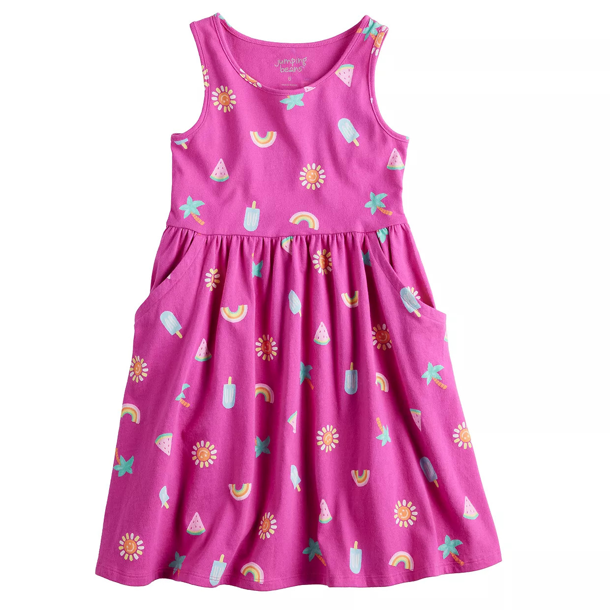 Girls 4-12 Jumping Beans® Tank Skater Dress | Kohl's