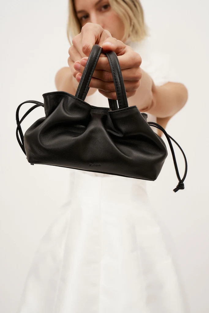 21.1 Black Smooth Mila Mini Tote | Desordre (AU)