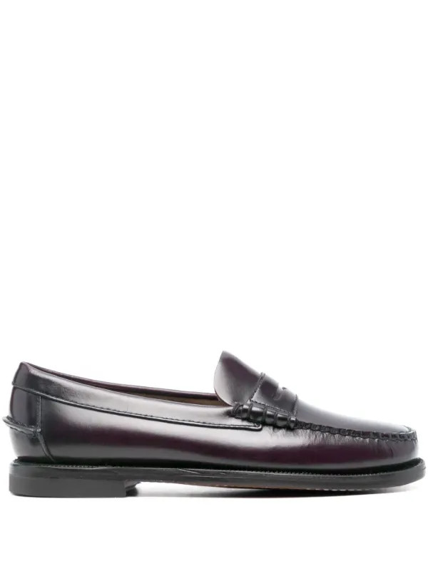 Sebago Classic Dan Leather Loafers - Farfetch | Farfetch Global