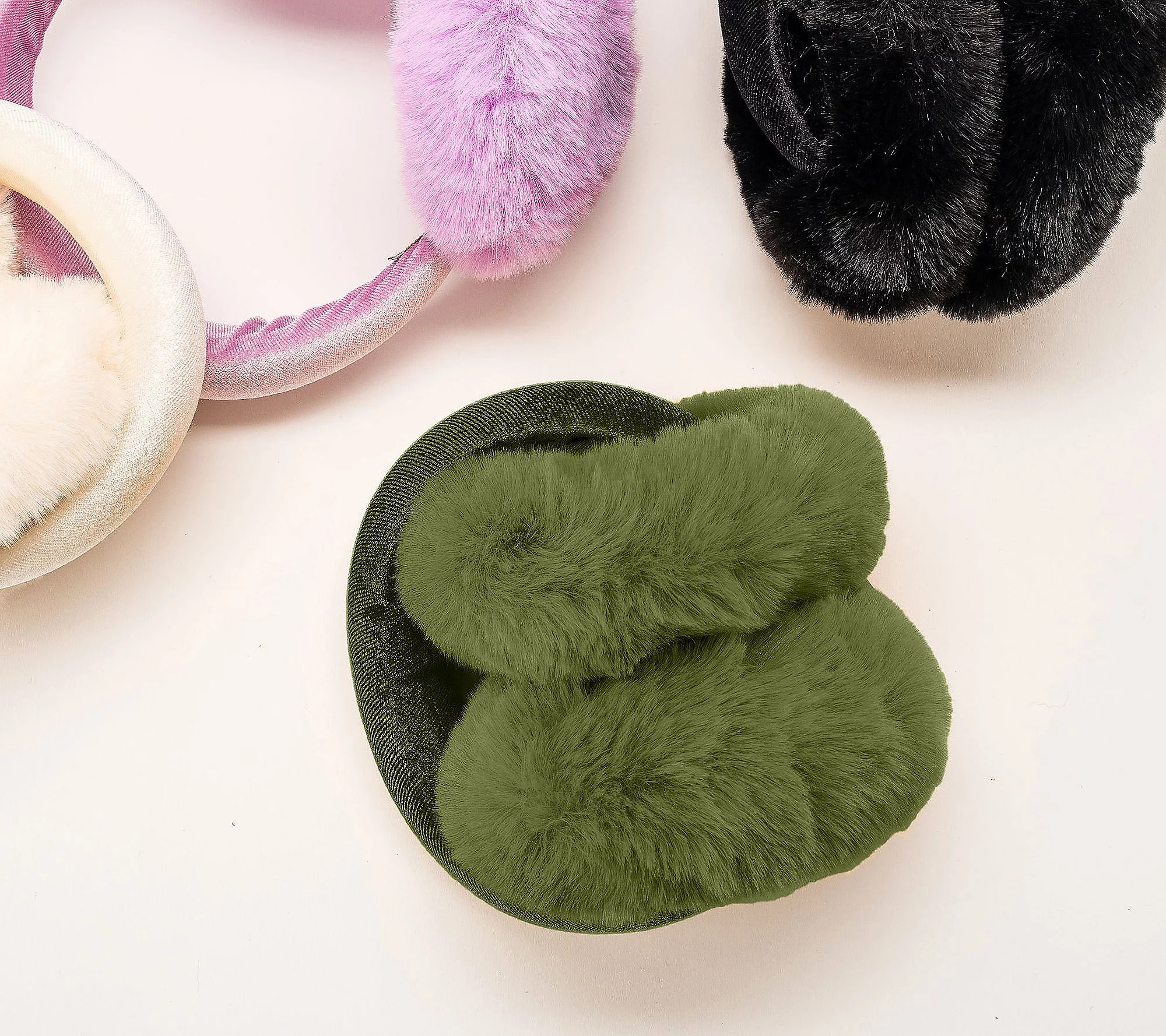 Violet & Brooks Chloe Faux Fur Velvet Earmuff | QVC