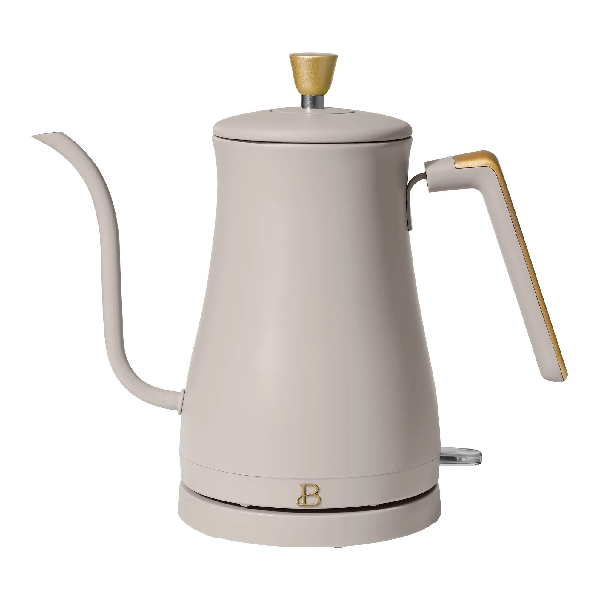 Beautiful 1-Liter Electric Gooseneck Kettle 1200 W, Porcini Taupe by Drew Barrymore | Walmart (US)