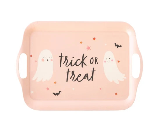 Pink Halloween Serving Tray Halloween Decorative Platter - Etsy | Etsy (US)