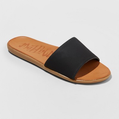 Women's Mad Love Tea Slide Sandal - Black 11 | Target