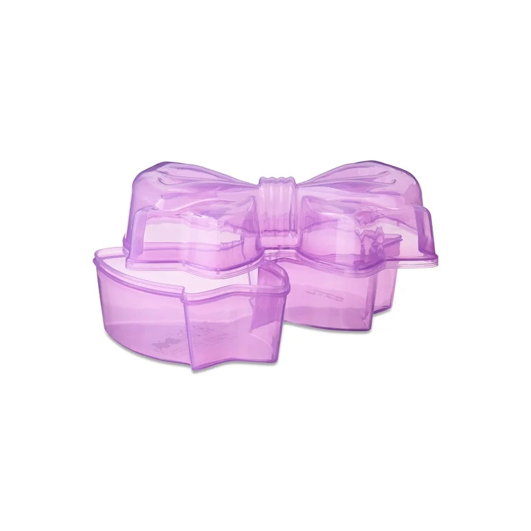 Plastic Bow-Shaped Container, Purple, Valentine's Day by Way To Celebrate | Walmart (US)