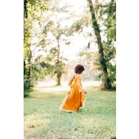 Mustard Yellow Flower Girl Dress Fall Knit Boho Maxi Marigold Tween High Low Photography Photoshoot  | Etsy (US)