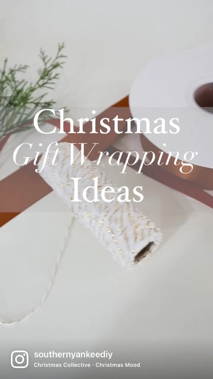 Vintage Christmas gift wrapping ideas 

#LTKHome #LTKHoliday #LTKVideo