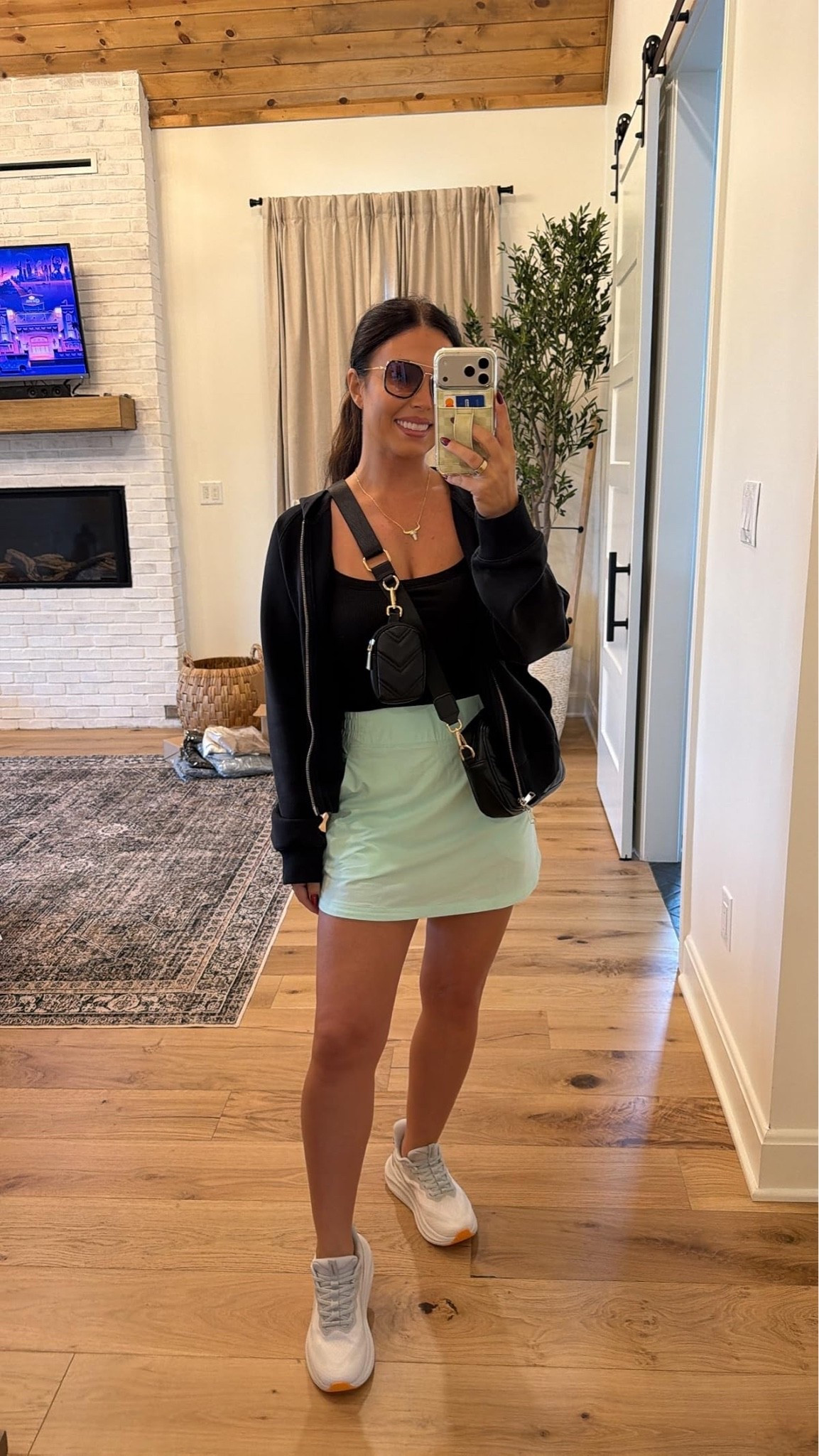 The cutest sporty mom-on-the-go look! This skort paired with a simple tank and zip-up is comfy, flattering, and perfect for running errands or busy days.
#LTKStyle #LTKFinds #MomStyle #Athleisure #CasualStyle #EverydayOutfit #MomOnTheGo