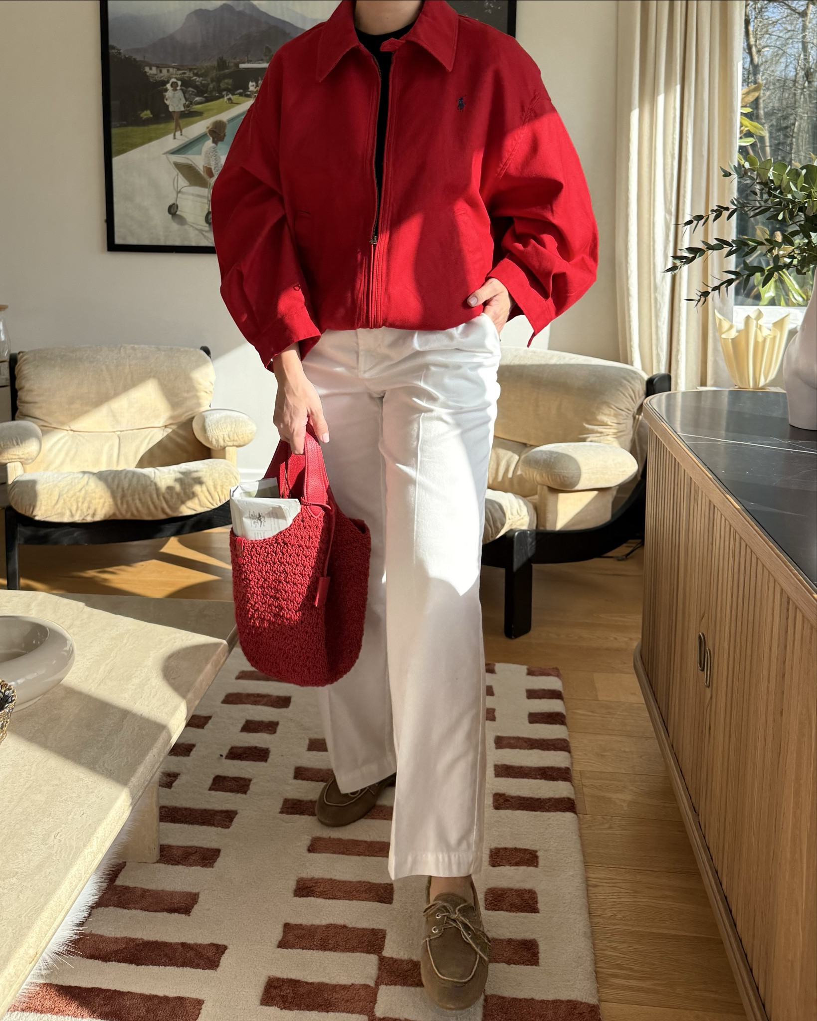 One pair of white trousers two transitional Spring outfits

#LTKstyletip #LTKuk #LTKspring