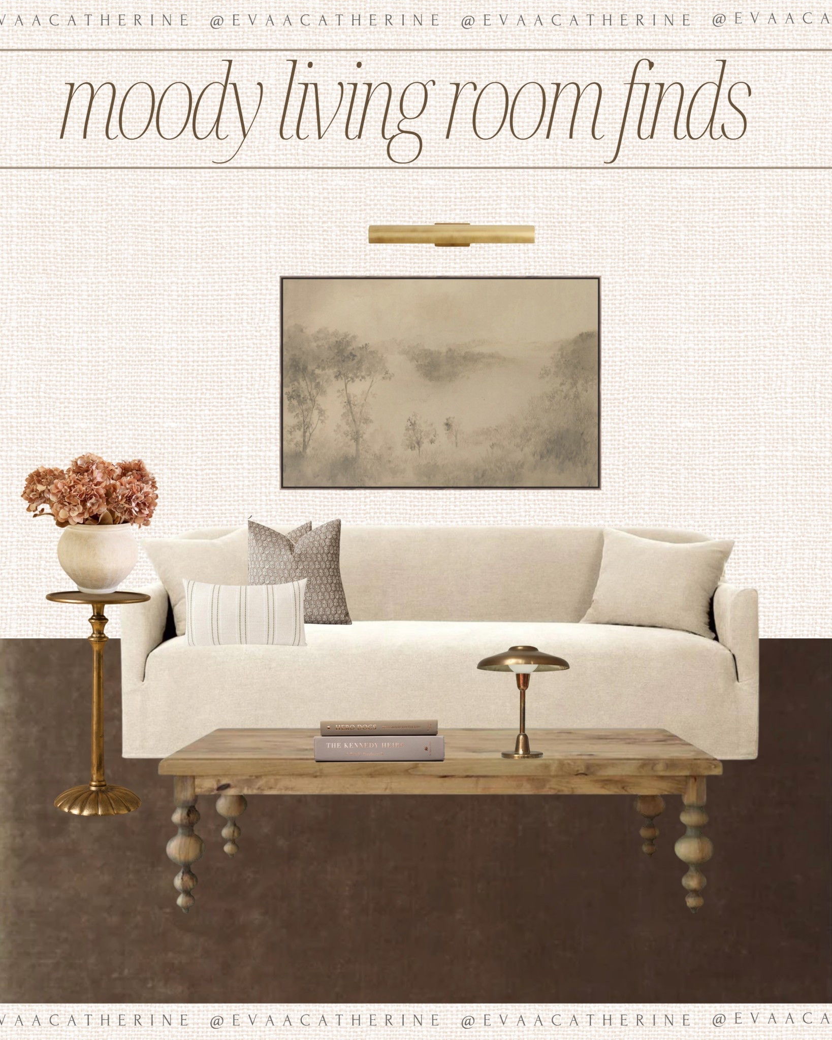 This is exactly the kind of space I always come back to—soft, moody, and quietly layered

Nothing feels overdone, but every piece adds something… the tones, the textures, the warmth. It’s that balance of cozy and elevated that just works every time

If you’ve been wanting your living room to feel more pulled together without a full makeover, this is the direction I’d go

Comment LIVING and I’ll send you all the links

#livingroominspo #neutralhome #moodyinteriors #interiordesign #cozyhome
moody living room, neutral living room decor, organic modern style, warm neutral palette, cozy living room ideas, vintage inspired decor, textured interiors, layered home styling, timeless home decor, beige aesthetic, coffee table styling ideas, sofa styling neutral, earthy home decor, modern vintage living room, interior styling ideas

#LTKHome