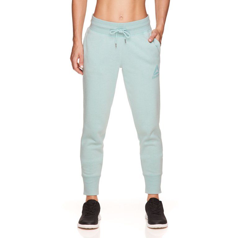 Reebok Womens' Cozy Fleece Jogger Sweatpants with Pockets | Walmart (US)