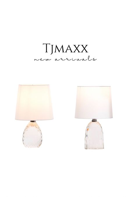 Pretty crystal lamps at tjmaxx! Small crystal lamp 

#LTKFindsUnder50 #LTKSaleAlert #LTKHome