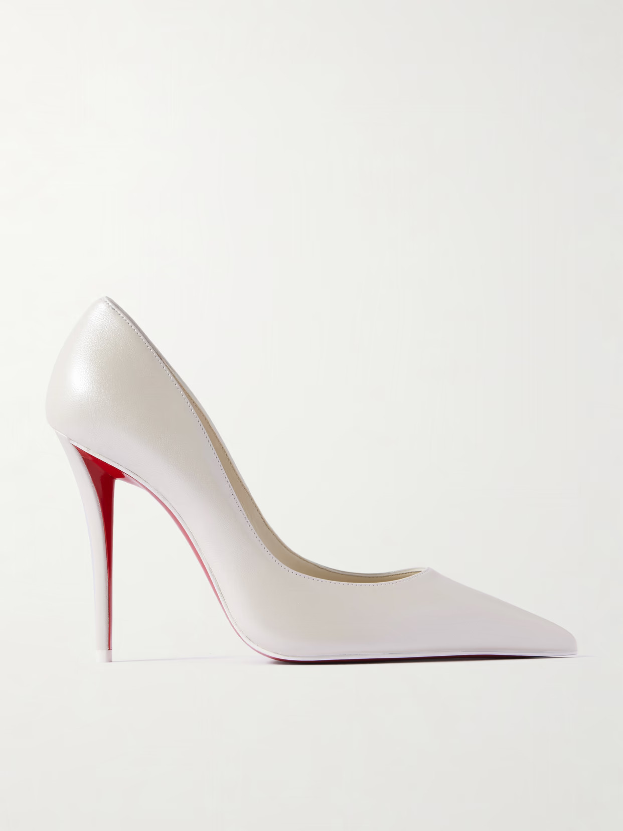 Christian Louboutin - Miss Z 100 Leather Pumps - White | NET-A-PORTER (US)