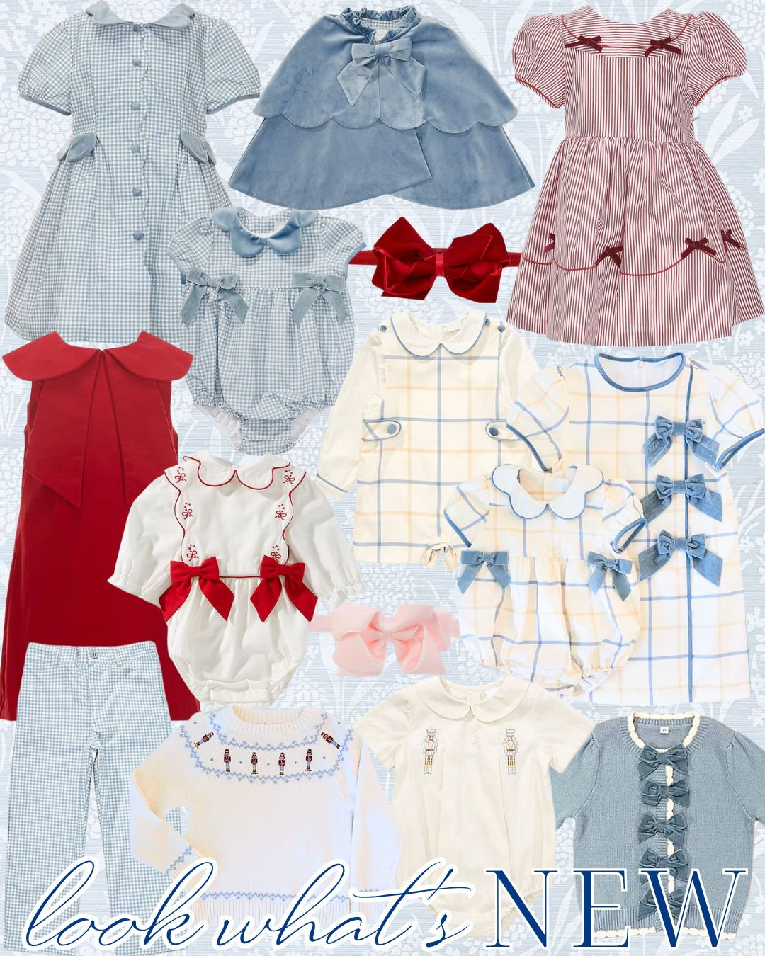 New arrivals just landed at Dillards— the Broke Brooke x Edgehill collection has classic holiday styles in gingham, velvet, and sweet bows for your little ones. Perfect for festive photos, family gatherings, and cozy winter days. Love all the sibling match options!

children’s holiday outfits, classic baby clothes, toddler girl dresses, winter baby fashion, Christmas outfits kids 

 #LTKHoliday #LTKSeasonal #LTKKids